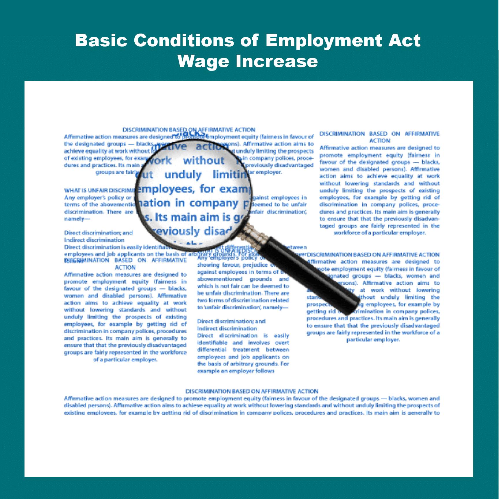 Basic Conditions of Employment Wage Increase